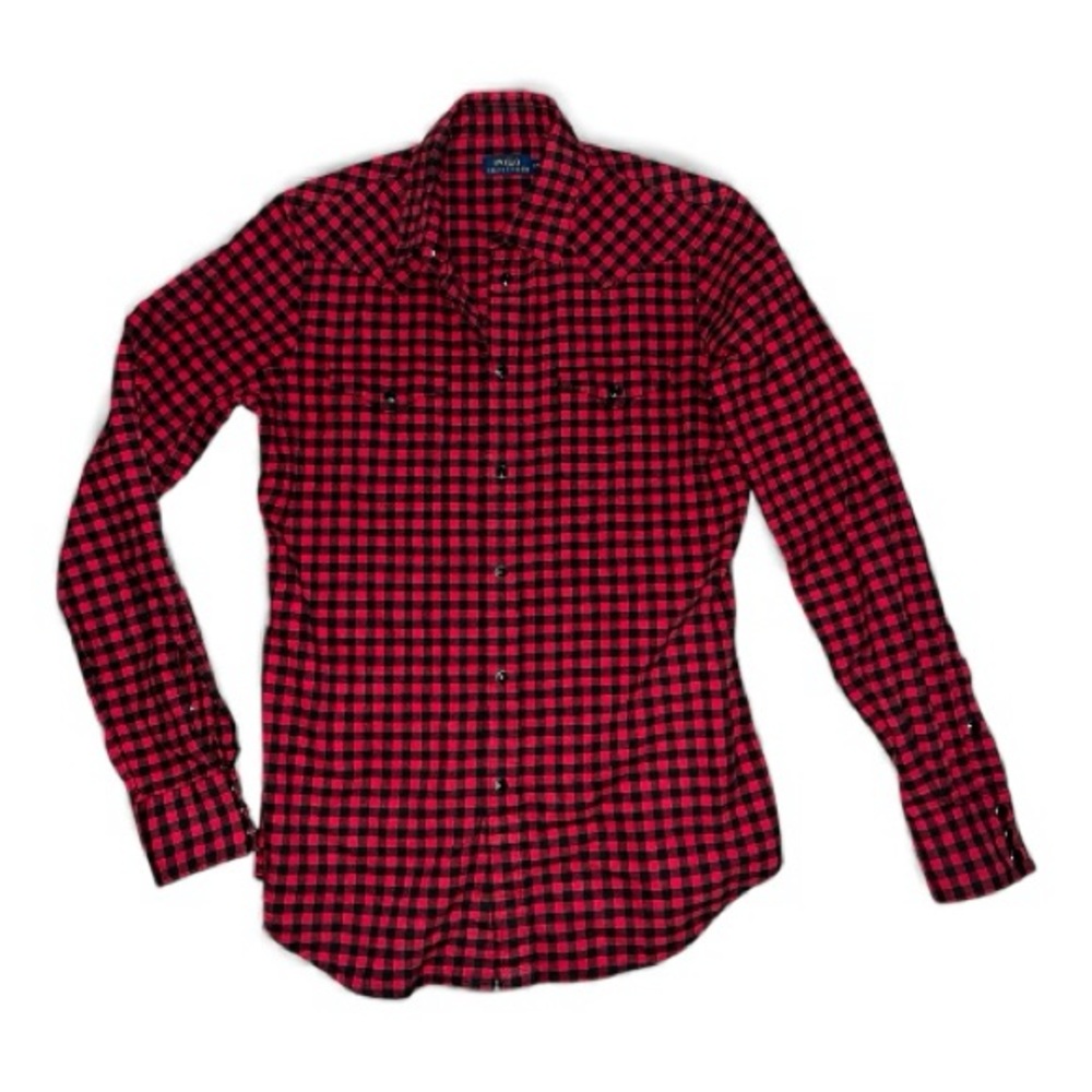 Polo Ralph Lauren Red and black plaid Button down shirt size s
